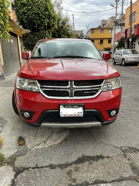 Dodge Journey R T 3 6L NAV DVD Usado 2012 Color Rojo Precio 180 000