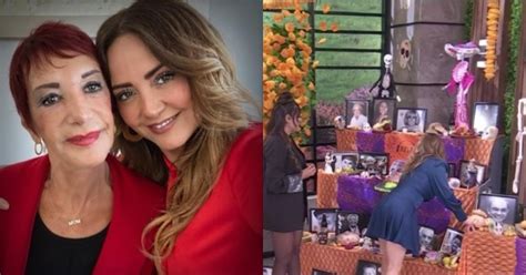 Andrea Legarreta Llora Al Recordar A Su Madre En El Altar De Muertos En Hoy La Verdad Noticias