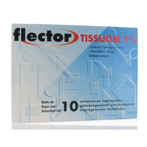 Flector Tissugel Compresse Impregnee 10 Douleurs Musculaires Et