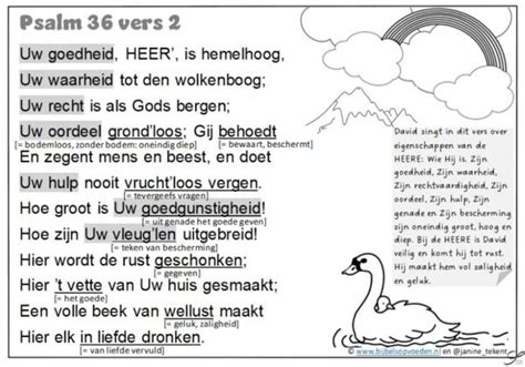 Psalm Vers Kleurplaat Bijbelsopvoeden Nl