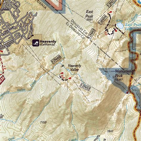 Lake Tahoe Basin Map By National Geographic Avenza Maps Avenza Maps