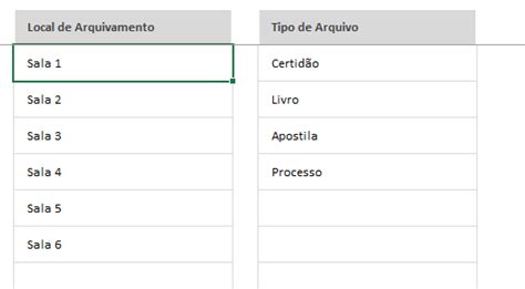 Planilha De Controle De Arquivo Morto Em Excel 40 Luz Prime