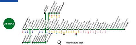 District Line Map London Service Scedule Stations Fares