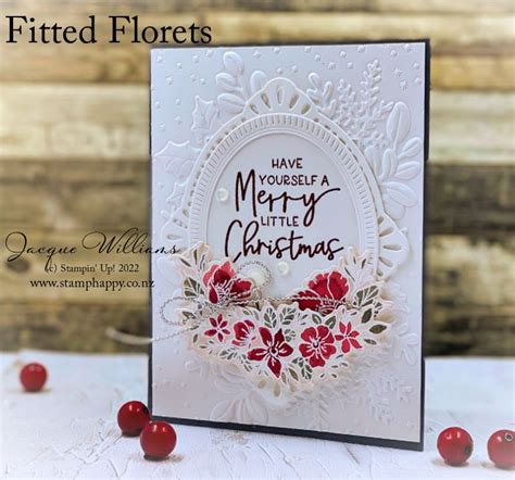 Merriest Moments Framed Florets Christmas Card