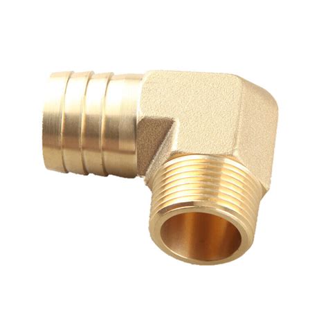 Brass Npt Male Thread To Barb Elbow Hose Barbs Adapter Ebay