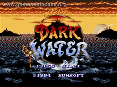 The Pirates of Dark Water - Nintendo SNES - Artwork - Title Screen