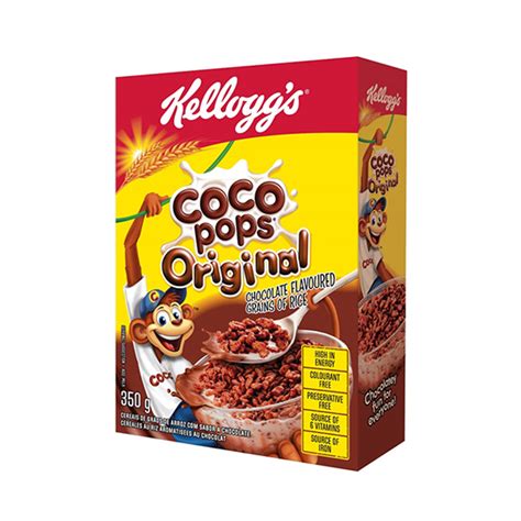 Kelloggs Coco Pops Original 350g Sungold Trading Ltd