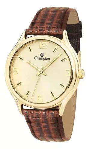 Reloj de pulsera Champion Relógio masculino champion dourado pulseira