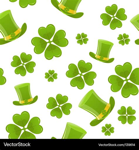 Seamless St Patricks Day Background Royalty Free Vector