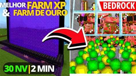 A Melhor Farm De Xp Para Minecraft Bedrock Mcpe Xbox One Ps