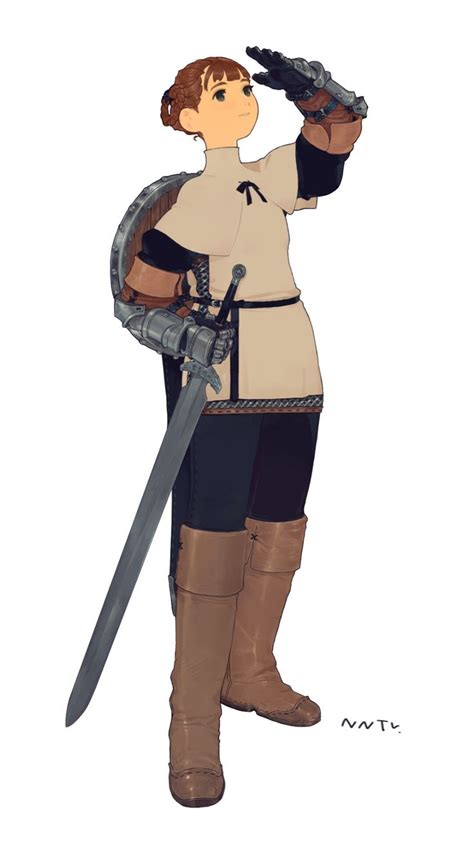 Adventurer Nishio Nanora Adventure Outfit Character Design Concept