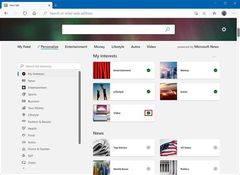 How To Customize New Tab Page On The New Microsoft Edge Windows Central