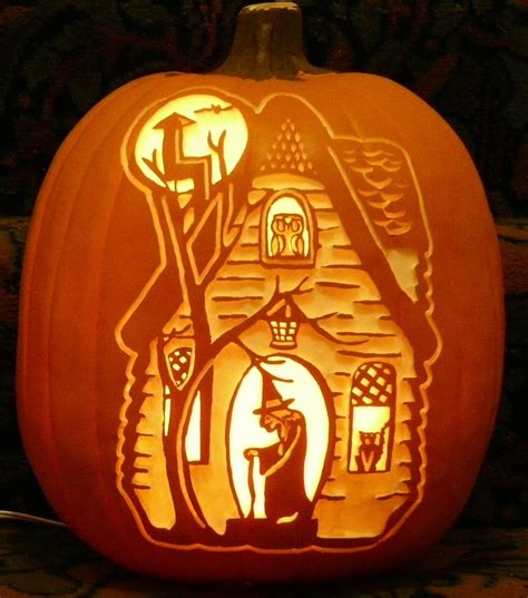 Pumpkin carving house – Artofit