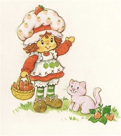 Strawberry Shortcake Custard 1980s Strawberry Shortcake Cartoon