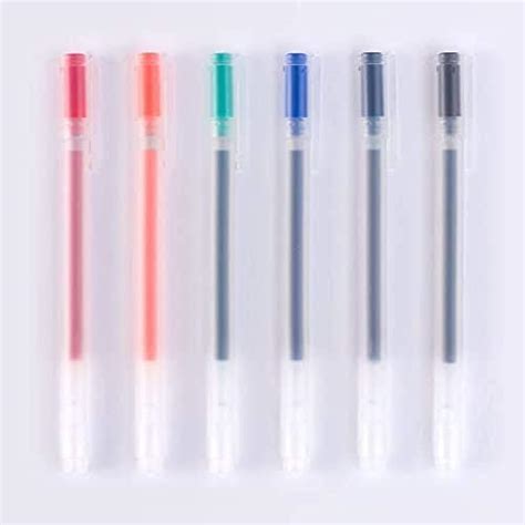 MUJI Gel Ink Ballpoint Pen 6 Pieces Set 0 5 Mm Nib Size Amazon Ca