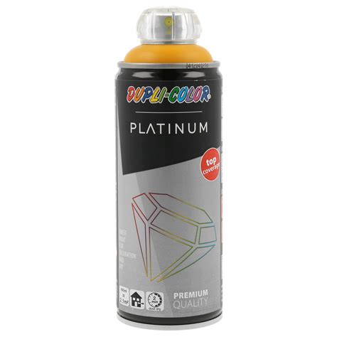 DUPLI COLOR Sprühlack platinum seidenmatt 400 ml melonengelb RAL 1028