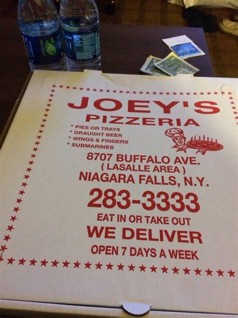 Joeys Pizzeria Menu Menu For Joeys Pizzeria Niagara Falls Buffalo