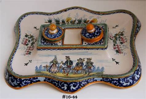 Pin By Homer Beck On Inkwells Quimper Pottery Quimper Inkwell