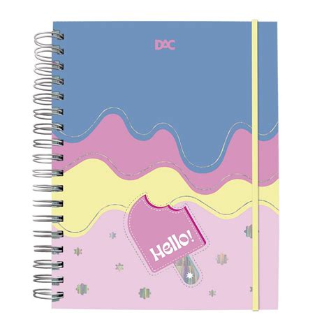 Caderno Smart Mini Hello DAC AQUARELE PAPELARIA