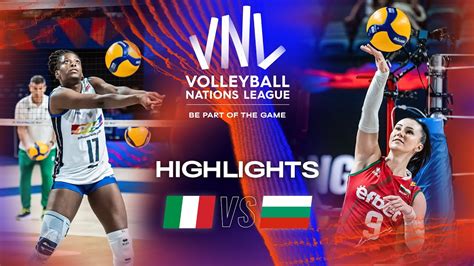 ITA Vs BUL Highlights Week 2 Women S VNL 2023