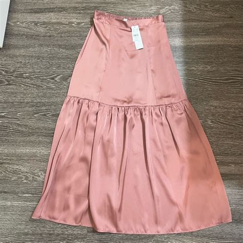 Topshop Skirts Topshop Pink Midi Skirt Nwt Poshmark