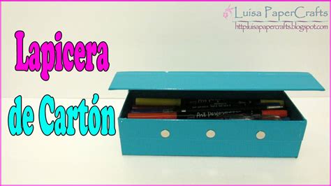 Tutorial Lapicera De Cart N Diy Regreso A Clases Luisa Papercrafts