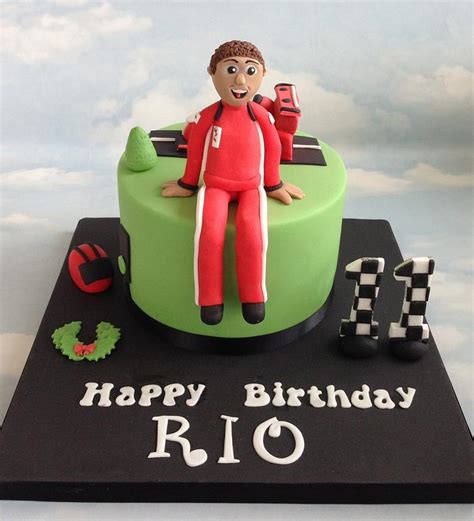 F1 Racing Car Themed Cake Decorated Cake By CakesDecor