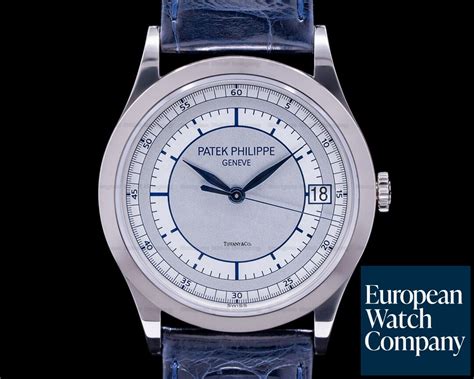 Patek Philippe G Tiffany Calatrava K G White Gold Sector