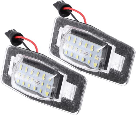 Amazon A Absopro Car K White Led License Plate Light Assembly