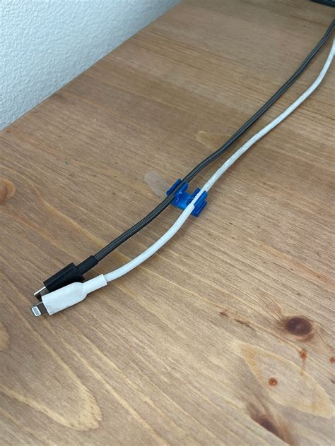 3d Printed Dual Cable Holder Etsy