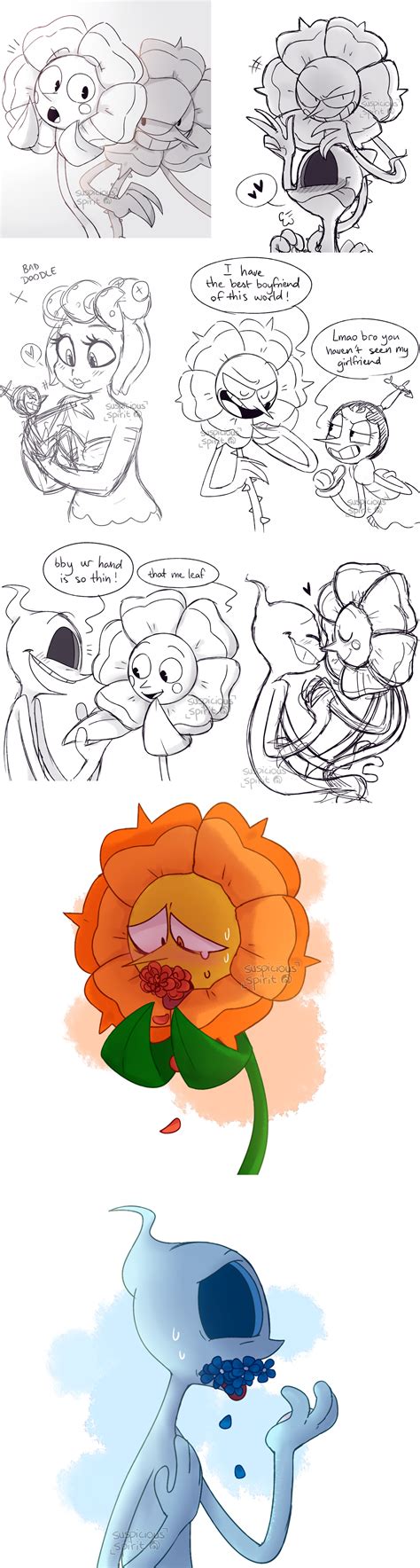 Cuphead Doodles By Suspicious Spirit On Deviantart