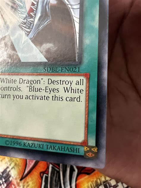 Yugioh Blue Eyes White Dragon SDBE EN001 1st Edition Ultra Rare Spell