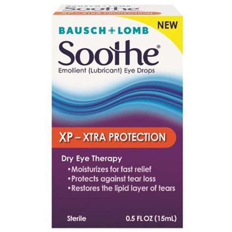 Mineral Oil Eye Drops Soothe Xp Emollient Lubricant Eye Drops 05