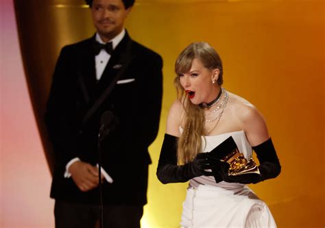 Taylor Swift Announces New Album The Tortured Poets Department At Grammy Awards