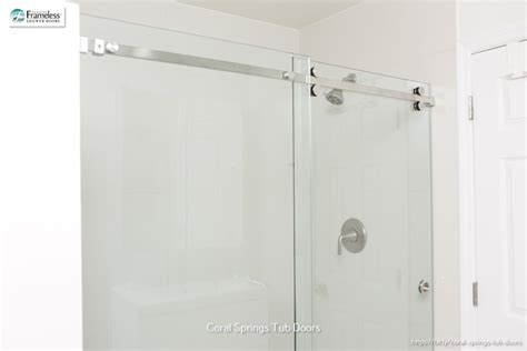 Frameless Glass Shower Door Installation With Excellent Waterproofing