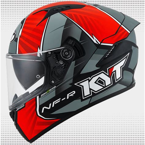 Kyt Helmet Nfr Xavi Fores Matte Red Full Face Dual Visor Large Size