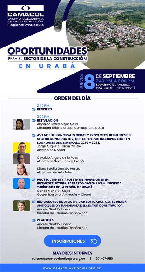 Oportunidades para el sector de la construcción en Urabá