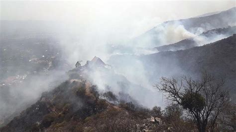 El Fuego Avanza En La Zona De La Aerosilla De Los Cocos Actualidad