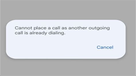 How To Fix Cannot Place A Call As Another Outgoing Call Is Already