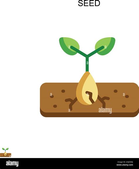 Seed Simple Vector Icon Illustration Symbol Design Template For Web