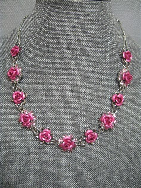 Metal Roses Get More Followers Pink Rhinestones Pink Roses