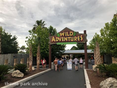 Entrance at Wild Adventures | Theme Park Archive