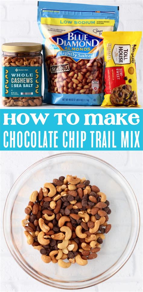 Chocolate Chip Trail Mix Recipe Trail Mix Recipes Trail Mix