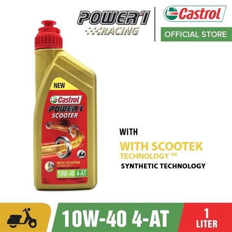 Castrol POWER1 Scooter 4T 10W 40 Engine Oil 1L Lazada PH