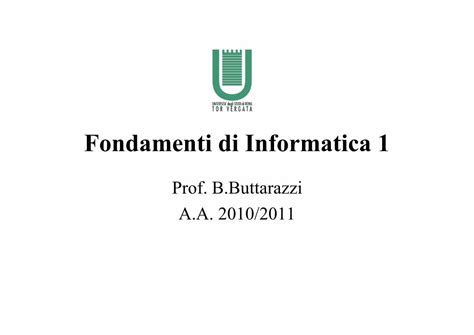 Pdf Fondamenti Di Informatica Uniroma It Diagramma A Blocchi O