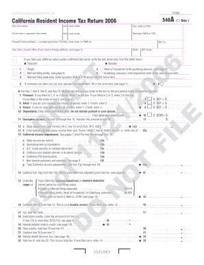 Fillable Online Draft Personal Income Tax Booklet Draft