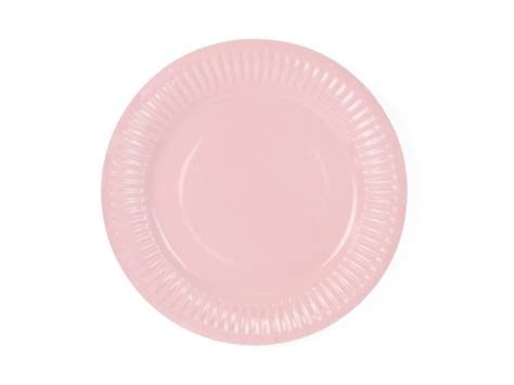 Platos Color Rosa Claro 18cm Globofiesta