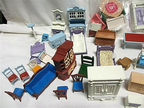 Playmobil Victorian Mansion Dollhouse 5300 Furniture Huge Toy Lot CT ...