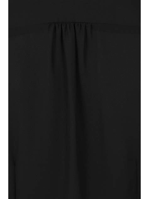 Banned Retro S Perfect Pussy Bow Vintage Bell Sleeve Blouse Black