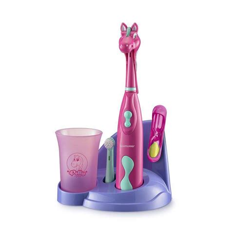 Escova dental infantil elétrica Ponei Multilaser HC101 MadeiraMadeira